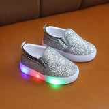 SparkleGlow – LED Lichtgevende Slip-On Sneakers voor Kinderen (1–6 jaar)