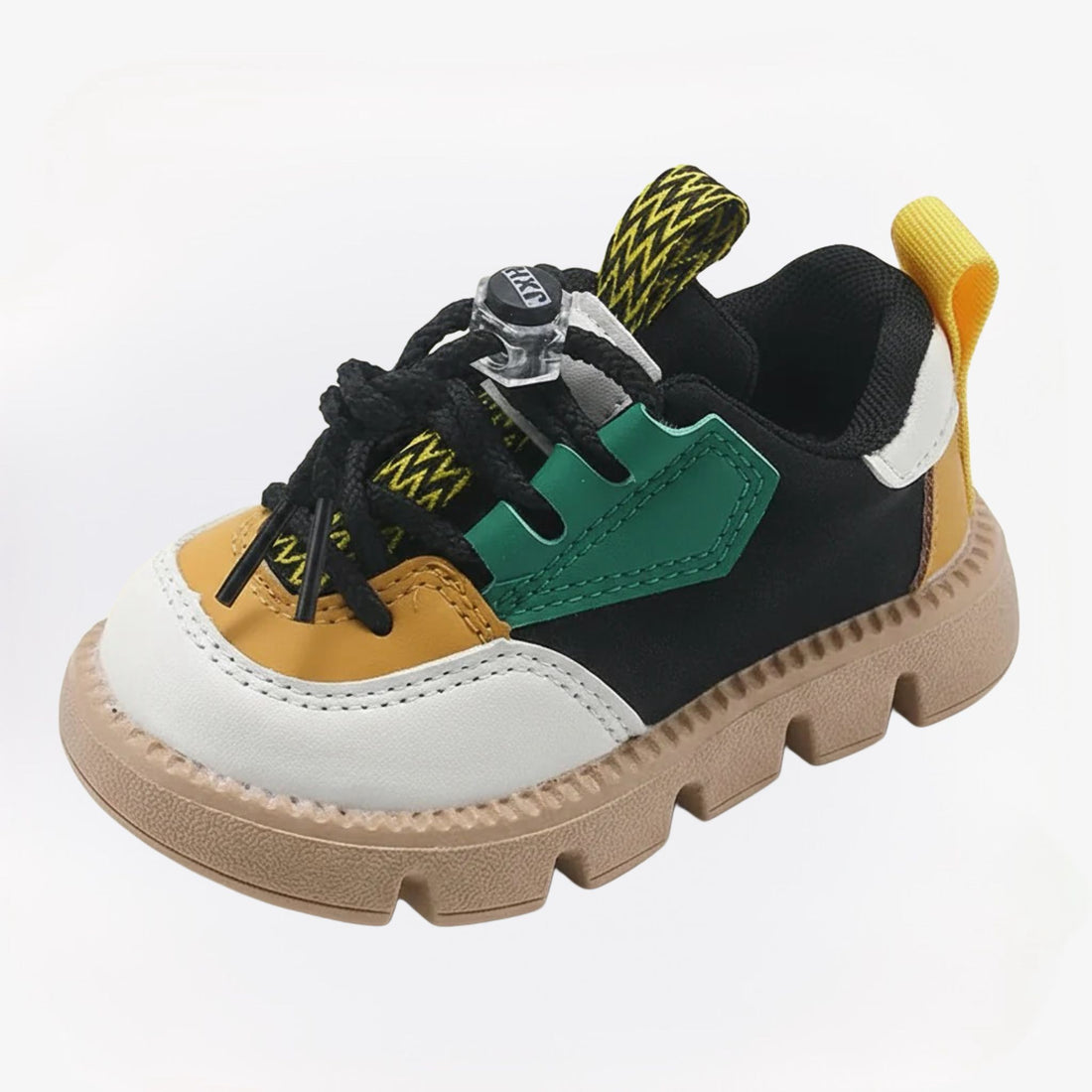 FlexiRun kindersneakers met dikke zool – stoere en comfortabele sportschoenen voor kinderen, ademend en lichtgewicht design, ideaal voor dagelijks gebruik.