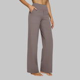 Dames Wijde Broek met Hoge Taille