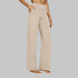 Dames Wijde Broek met Hoge Taille