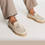 Gabriel stijlvolle leren suède heren loafers – luxe, comfortabele instappers met een elegante uitstraling voor casual en formele looks.