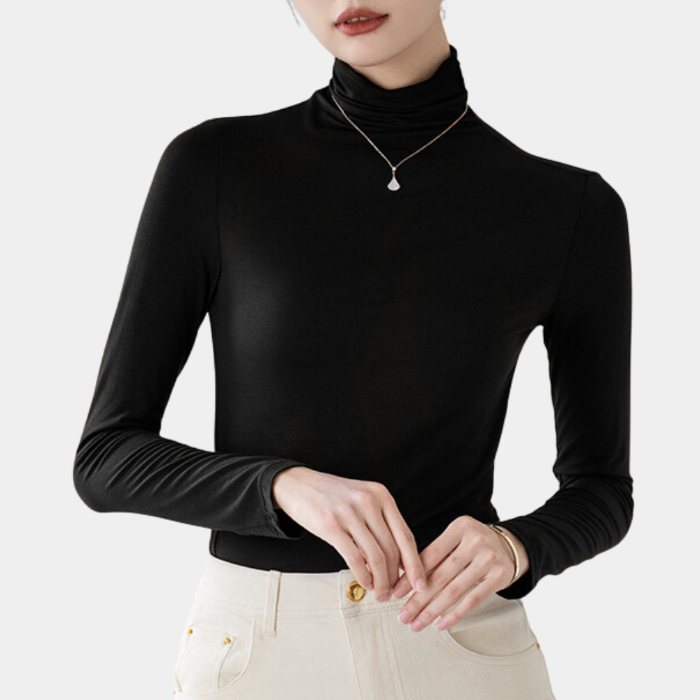 Kahnay – Modieus coltruitje voor dames – Elegant en comfortabel truitje met hoge kraag, perfect voor een chique en warme uitstraling in de koudere maanden. Voeg stijl en warmte toe aan je garderobe met dit veelzijdige coltruitje.