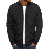 Casual bomberjack voor heren met geruit patroon, ideaal voor een comfortabele en modieuze look. Geschikt voor dagelijks gebruik en het najaar. Robuuste stof en tijdloos design.