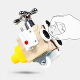 BusyCube educatief speelgoed voor onderweg – compacte en interactieve speelset die motoriek, concentratie en creativiteit van kinderen stimuleert tijdens reizen of onderweg.