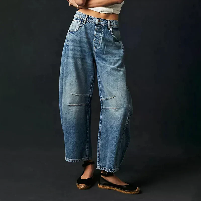 Dames baggy broek in diverse kleuren – comfortabele pasvorm, zachte stof en casual, trendy stijl voor dagelijks gebruik.