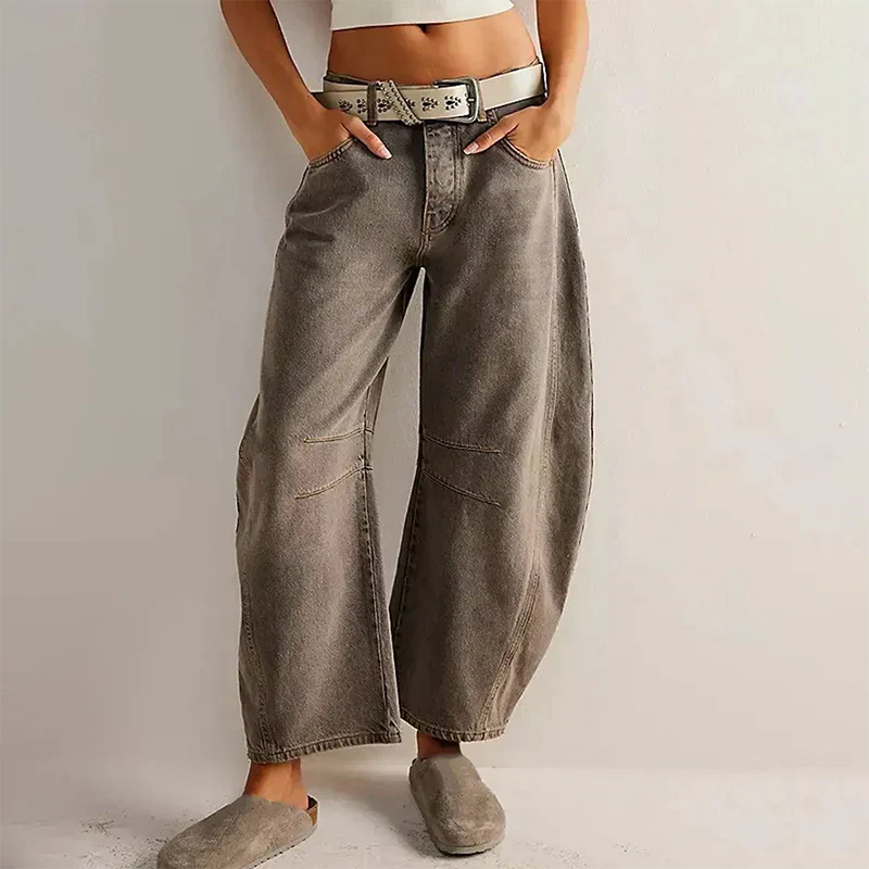 Dames baggy broek in diverse kleuren – comfortabele pasvorm, zachte stof en casual, trendy stijl voor dagelijks gebruik.