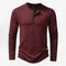 Lorenzo lang heren shirt met knopen in diverse kleuren – zachte stof, regular fit pasvorm en stijlvolle casual look.