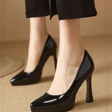 Dames Pumps met Naaldhak en Gesloten Neus