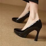 Dames Pumps met Naaldhak en Gesloten Neus