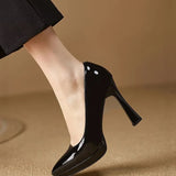 Dames Pumps met Naaldhak en Gesloten Neus