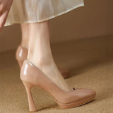 Dames Pumps met Naaldhak en Gesloten Neus