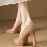Dames Pumps met Naaldhak en Gesloten Neus