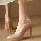 Dames Pumps met Naaldhak en Gesloten Neus