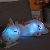 MagicUnicorn knuffel en LED nachtlampje voor kinderkamers – zachte knuffel met veilig, sfeervol LED-licht voor een gezellige en geruststellende nachtrust.