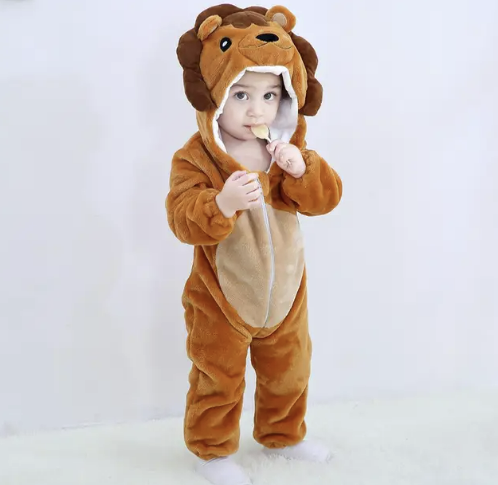 Little Paws baby onesies met schattige dierenthema’s – zachte, comfortabele stof en perfecte pasvorm voor dagelijks gebruik en knuffelmomenten.