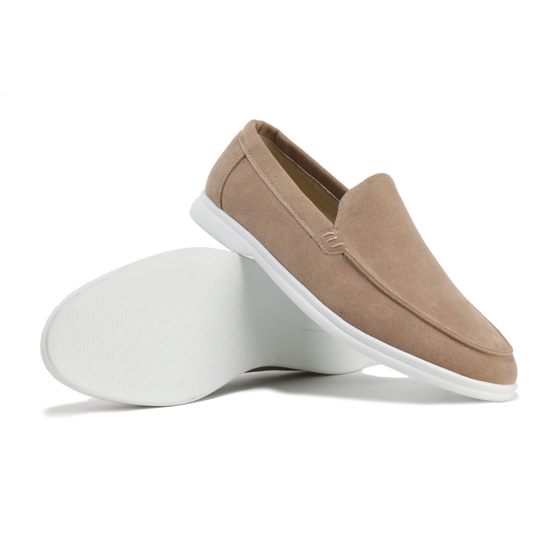 Lucian klassieke leren loafers voor heren – elegante bruine herenschoenen van hoogwaardig leer met comfortabele pasvorm voor casual en formele gelegenheden.