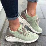 Dames Mesh Sneakers met Vetersluiting