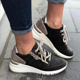 Dames Mesh Sneakers met Vetersluiting
