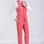 Heren slim fit set – stijlvol gilet en bijpassende broek, moderne pasvorm en hoogwaardige stof voor zakelijke en formele gelegenheden.