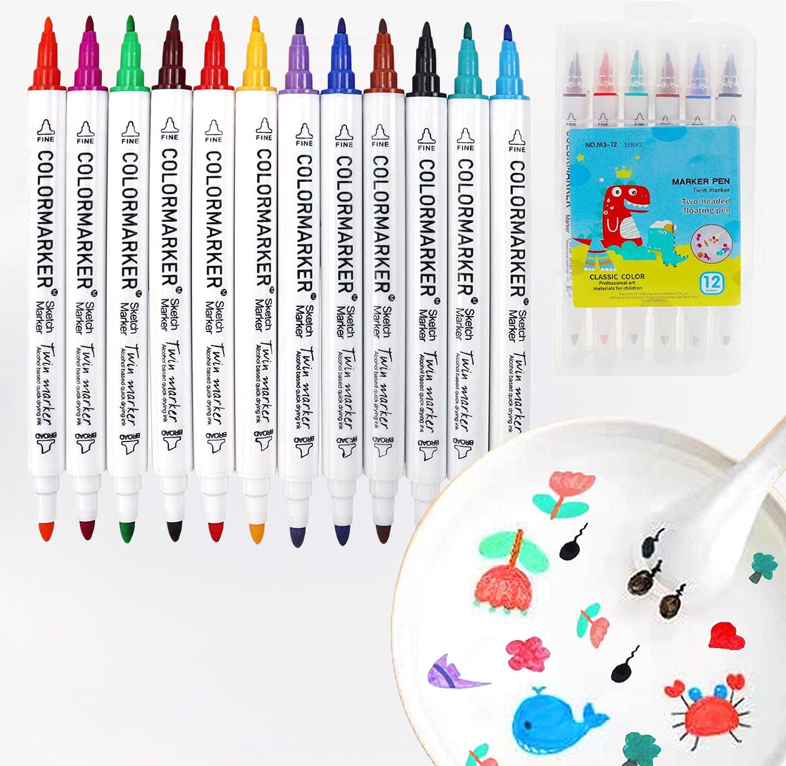 Magische water tekenpen – schilderen met waterverf, veilig en creatief speelgoed voor kinderen om kleuren en kunst te ontdekken.
