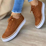 Dames Casual Sneakers met Vetersluiting