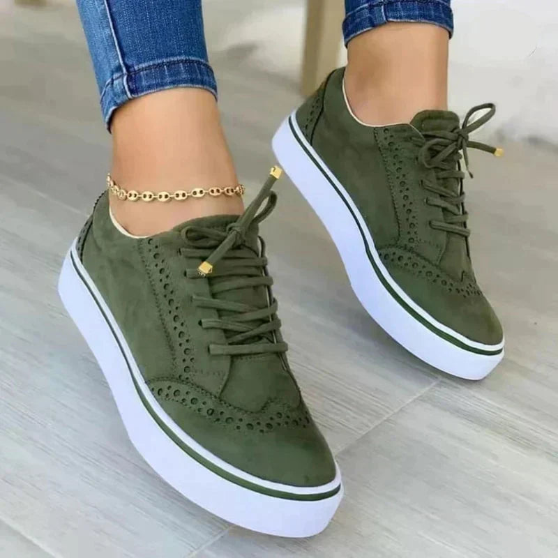 Dames Casual Sneakers met Vetersluiting