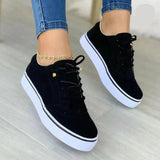 Dames Casual Sneakers met Vetersluiting