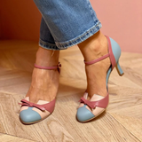Dames Sandalen met Blokhak en Enkelbandje