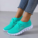 Dames Mesh Sneakers met Vetersluiting
