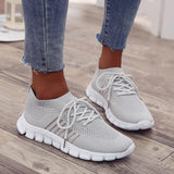 Dames Mesh Sneakers met Vetersluiting