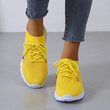Dames Mesh Sneakers met Vetersluiting