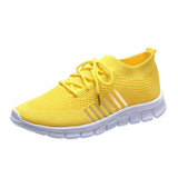 Dames Mesh Sneakers met Vetersluiting
