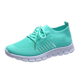 Dames Mesh Sneakers met Vetersluiting