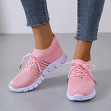 Dames Mesh Sneakers met Vetersluiting