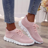 Dames Mesh Sneakers met Vetersluiting