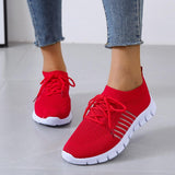 Dames Mesh Sneakers met Vetersluiting