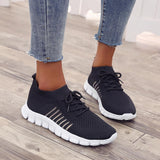 Dames Mesh Sneakers met Vetersluiting