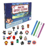 Marvel MiniHeroes adventskalender met 24 superheldfiguren – dagelijks verrassingen en verzamelplezier voor kinderen en fans van Marvel.