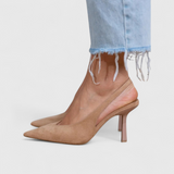 Dames Slingback Pumps met Puntneus