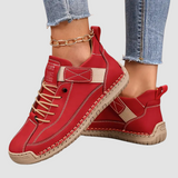 Dames Casual Veterschoenen met Contrasterende Zool