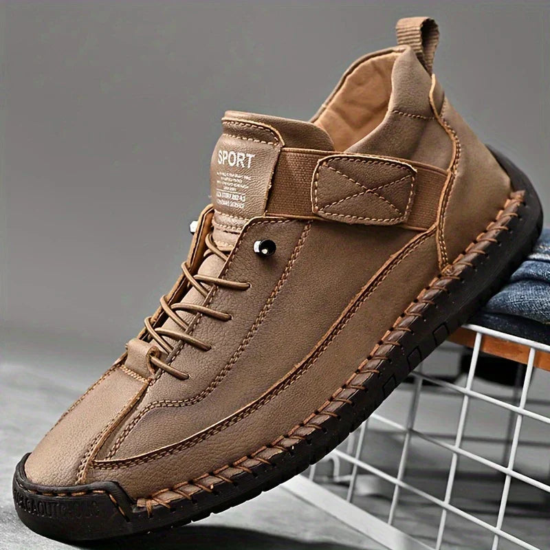 Dames Casual Veterschoenen met Contrasterende Zool