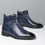 Luxe Croco Chelsea Boots voor Heren