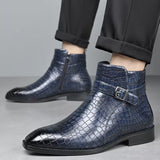 Luxe Croco Chelsea Boots voor Heren