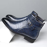 Luxe Croco Chelsea Boots voor Heren