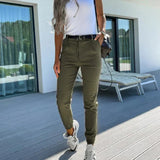 Dames Cargo Broek met Elastische Taille