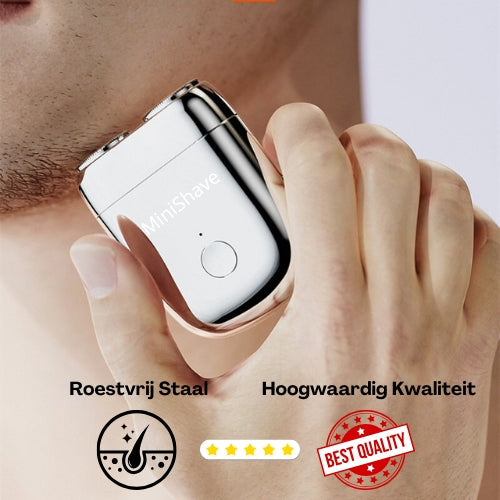MiniShave Pro – compact en krachtig scheerapparaat voor een gladde en comfortabele scheerbeurt. Ideaal voor onderweg, met een efficiënte werking en een handzaam ontwerp.