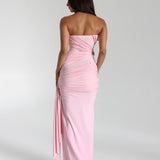 Straploze Maxi Jurk met Split