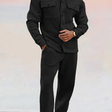 Tweedelige Set met Overshirt en Broek