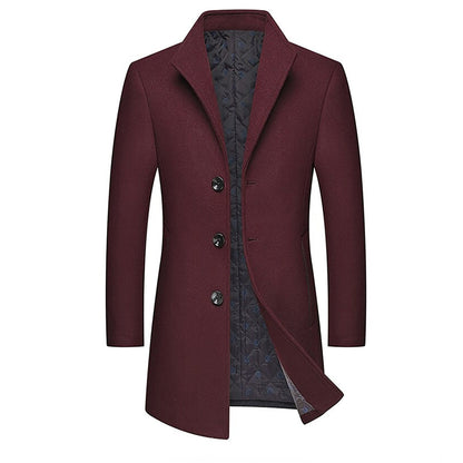 Enzo – Nette slim fit heren jas met moderne pasvorm, ideaal voor zakelijke en formele gelegenheden. Elegante afwerking en tijdloos design voor een stijlvolle uitstraling.