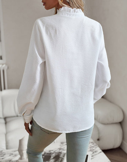 Puck comfortabel overhemd met lange mouwen – voor een casual, stijlvolle look. Ideaal voor een ontspannen dag met een moderne uitstraling.